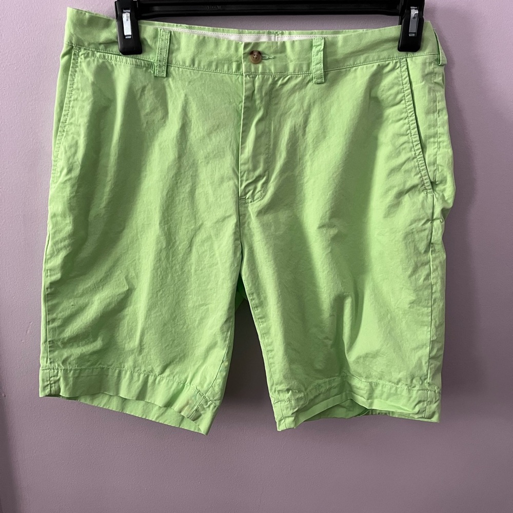 Polo by Ralph Lauren Green Flat Front Shorts